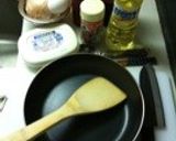 簡単♪ケチャップライスオムライス作り方1写真