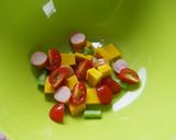 ルクエスチームロースターで！野菜オムレツ作り方2写真