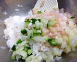 新生姜とセロリと胡瓜の混ぜご飯作り方5写真