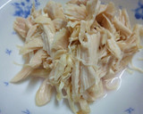 新生姜と野菜とささみの冷やしそば作り方5写真