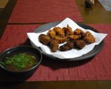 カツオのフライ　梅肉だし汁で作り方5写真