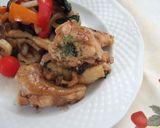 簡単！絶品鳥もも肉のバルサミコソテー♡作り方5写真