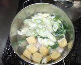 味噌煮込みうどん♪簡単鶏肉長ネギ作り方4写真