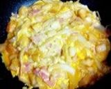 麩わジュワ♥麺つゆバター卵とじ！丼にも♪作り方4写真