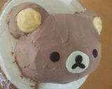 ☆リラックマ・フェイス☆のキャラケーキ作り方12写真