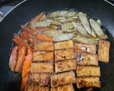 牛肉大和煮缶DE肉豆腐風作り方8写真