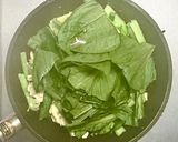 鶏むね肉と卵と小松菜の中華炒め作り方8写真