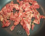 牛肉とレタスの炒め・中華風に♪作り方3写真
