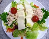 フレッシュ野菜と豆腐の和風サラダ作り方6写真