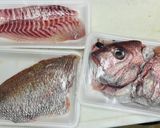 鯛1匹で昆布〆お刺身＆塩焼き煮付け鯛定食作り方2写真