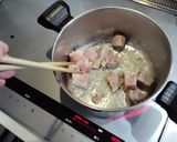 鶏もも肉と冬瓜の白湯風煮込み作り方3写真