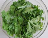 レンジで完成♪春菊の卵とじ作り方2写真