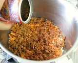 ★活力鍋で★「はごろも煮」缶の炊込みご飯作り方4写真