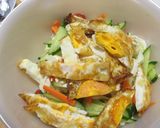 夏向き❉タイ料理店風ピリ辛揚げ卵サラダ作り方6写真