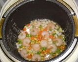 炊飯器で簡単エビピラフ作り方3写真