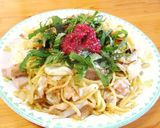梅しそでさっぱり☆塩焼きそば作り方7写真