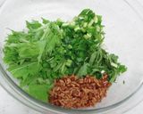 納豆ひしお de サラダうどん作り方2写真
