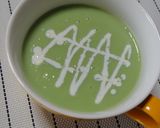 暑い夏グリンピースと豆乳入りビシソワーズ作り方8写真