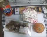 プリプリ海老のトマトクリームパスタ☆作り方1写真