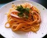 イカとタラコの和風パスタ作り方3写真