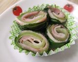 お弁当♥ベーコンの青梗菜巻き　簡単♪綺麗作り方4写真