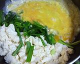 ニラの木綿豆腐の卵煎り簡単一品作り方5写真