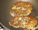 鯵のお好み焼風ピカタ作り方4写真