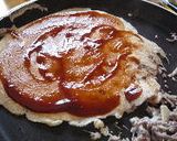 ホットプレートで簡単♬♪お好み焼き風ピザ作り方11写真