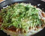 ホットプレートで簡単♬♪お好み焼き風ピザ作り方18写真