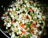 ★野菜タップリひき肉のカレー★作り方1写真