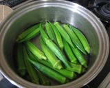 オクラを使って♪冷製パスタ♪作り方1写真