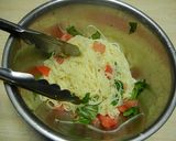 【農家のレシピ】トマトの冷製パスタ作り方3写真