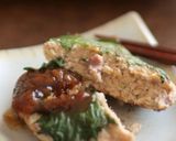 鶏のさんがやき(砂肝入りつくね)。作り方6写真