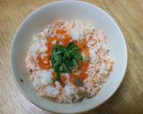 鮭とイクラの親子丼作り方3写真