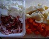 夏野菜カレーと肉じゃが作り方1写真