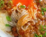 納豆とろろ（山芋）ネバネバぶっかけ蕎麦！作り方4写真
