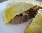 ソースと豚肉deオムライス作り方5写真