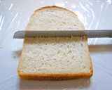 野菜も一緒に。生ハムトースト。作り方1写真
