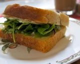 野菜も一緒に。生ハムトースト。作り方5写真