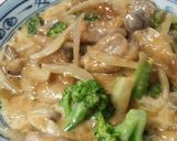 鶏肉とブロッコリーのオイマヨワサビ炒め☆作り方4写真