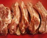 バックリブの林檎味噌焼き。作り方1写真