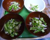 夏バテ防止に☆夏野菜のコク旨みそ汁作り方3写真