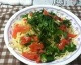 オクラとスモークサーモンの冷製パスタ作り方8写真