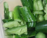 昆布茶が決め手、あっさりきゅうりの即席漬作り方1写真