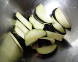 夏のナス塩もみ☆作り方1写真