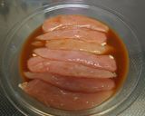 電子レンジで味付き蒸し鶏作り方2写真