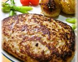 やわらかエノキ５0%チーズインハンバーグ作り方9写真