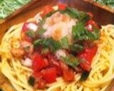 冷製☆トマトとツナのおろしパスタ作り方5写真