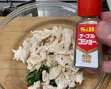 茹でささみ!梅肉大葉みょうが和え✨作り方5写真