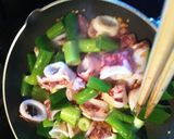 赤いかのぺペロンチーノ和風仕立て作り方5写真